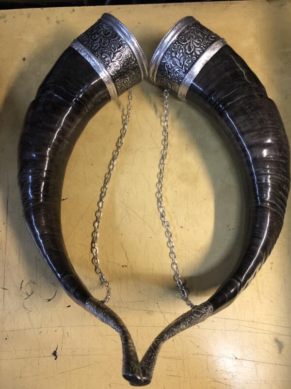 Handmade drinking horn